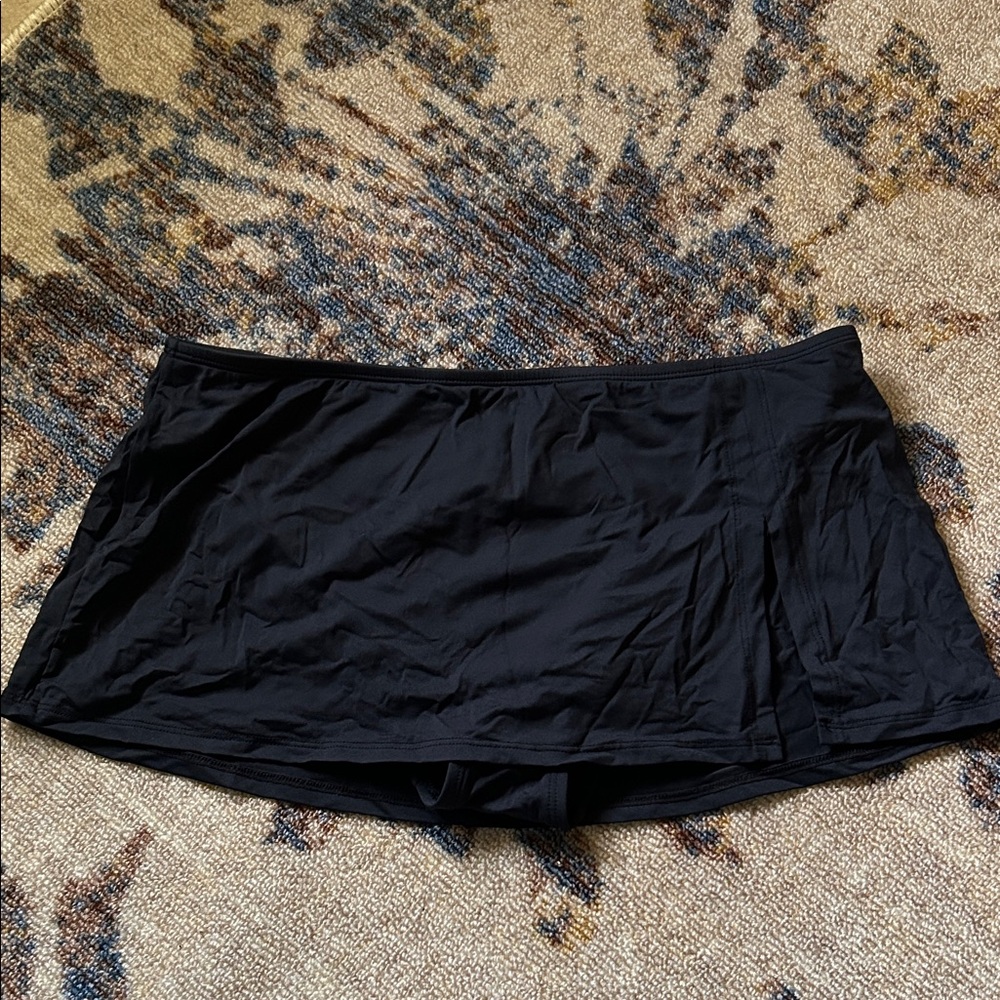 Bleu Rod Beattie Black Swim Skirt
